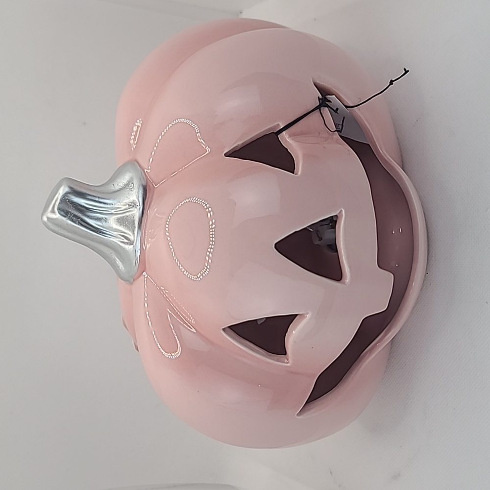PINK Light Up Jack O Lantern